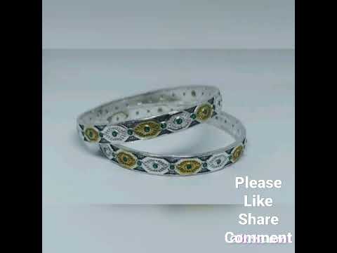 fancy sliver bangles designs #silver #bangles #design #short