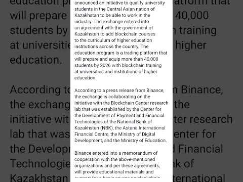 #cryptonews #malayalam #binance #kazakhstan #crypto #cryptoupdate