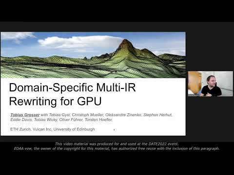 7. Tobias Grosser: Domain-Spec MLIR Rewriting for GPU: OpenEarth Compiler for GPU Climate Simulation