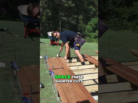 Efficient Deck Board Installation: A How-To Guide  #diy #tools #carpentry