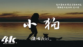 cici_ - 小狗『你把我丟下又囑託我好好生活，淚落在了我們的相冊裡嚐到苦澀。』【高音質|動態歌詞Lyrics】♫