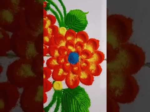Beautiful Rangoli #rangoli #trending#viral #trendingshorts #viralshorts #shorts #like #youtubeshort