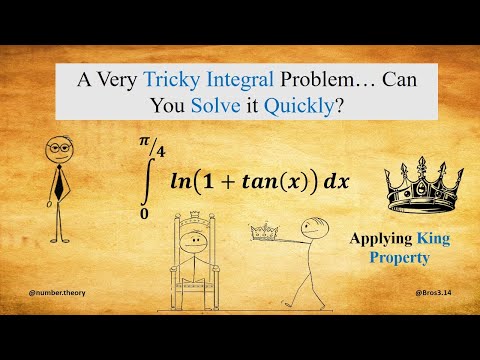 Understand calculus | King's property | A Very Tricky Integral Problem #maths #integration #mathhelp