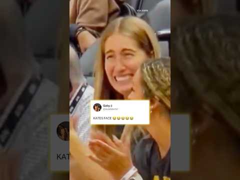 Kate being THIS excited for Sydney Affolter is adorable💛 #bb #sports #wnba #iowa (via ESPN)