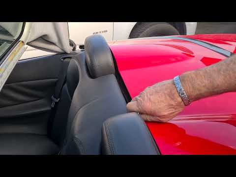 Mercedes CLK open roof manually
