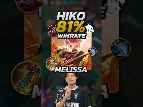 Hiko 81% Winrate Melissa S35 Build! Mobile Legends #mobilelegends #mlbb #gaming #mlbbgoldenmonth