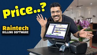Touch monitor with Raintech POS billing software Touch control 2023