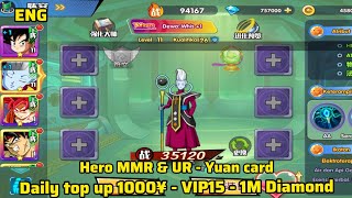 Dragon Ball The Outer Realm Private Server - Daily top up 1000¥ - VIP15 - 1M Diamond ( X7Game )
