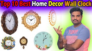 ✅Top 10 Best Decorative wall Clock In India 2024 With Price|Colourful Wall clocks Review &Comparison