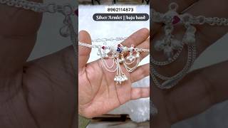 Silver baju band || Armlet silver #silverdesign #silver #silversets #chandi #buy #shorts