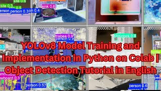 YOLOv8 Model Training and Implementation in Python on Colab | Object Detection Tutorial in English