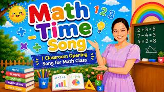 Math Time Song | Classroom Opening Song for Math Class | Teacher Jenny’s TV