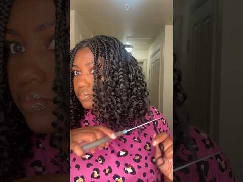 Half Crochet | Half Boho Braids using Zury V11 Boho Curly Crochet Hair. Short Boho Braids under $35