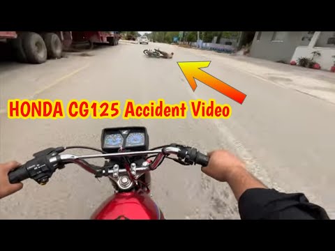 CG125 Accident Video| Honda 125 Accident | Honda accident live