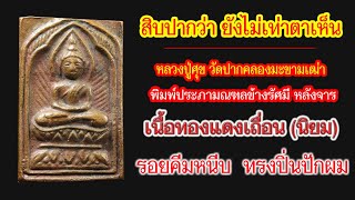 หลวงปู่ศุข วัดปากคลองมะขามเฒ่า พิมพ์ประภามณฑลรัศมี เนื้อทองแดงเถื่อน