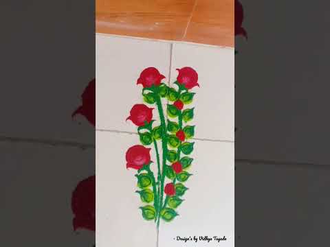 Rangoli Design | रंगोली Design's by Vidhya Tayade | #rangoli #rangolidesigns #viral #design #रंगोली