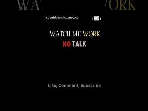Only work no talk#motivation #stayfocused #shortsfeed #youtubeshorts #shorts