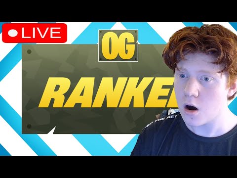 🔴LIVE- NEW *OG RANKED* MODE IN FORTNITE!!!