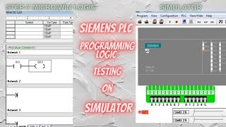 Siemens PLC  S7200  Basic Programming tutorial