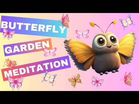 Meditation for Kids | Butterfly Garden | 7min Sleep Meditation 🦋