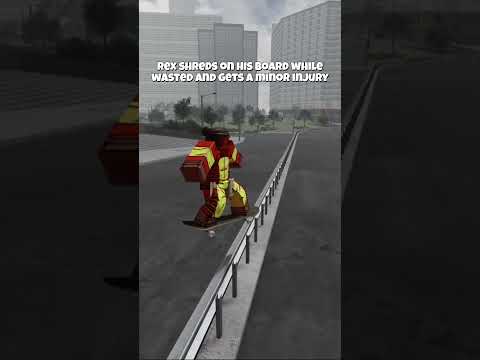 Rex Skates While Drunk and Gets and Minor injury