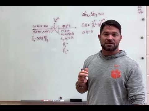 Energy Balance Example Using Steam Tables (Problem 7.42)