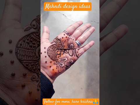 Easy Mehndi design✨#youtubeshorts#shortsfeed#ytshortsindia#mehendidesign#easymehndidesign#mehendiart