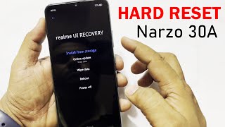 Realme Narzo 30A (RMX3171)  FACTORY RESET/ SCREEN UNLOCK with Keys
