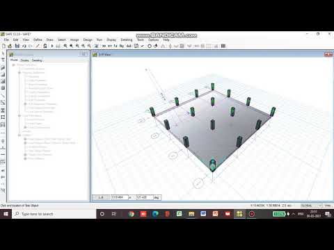 Design of Raft Footing in Safe Part4