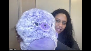 Squishmallow Official Kellytoy Fuzz-A-Mallows Squishy Soft Plush Toy Animal (12 Inch, Ellen Seal)