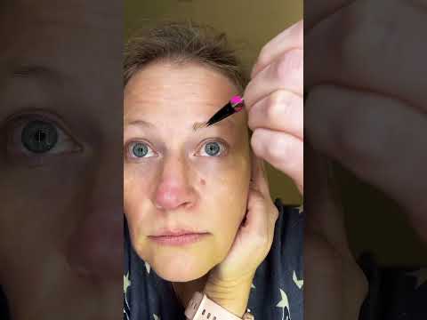 Hair-like curved eyebrow pin gave me flawless brows! #eyebrows #beauty
