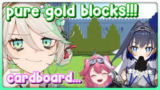 Didn't Expect Cecilia to Actually Build the Golden Castle Kronii Asked Her to Build in ENReco!!!