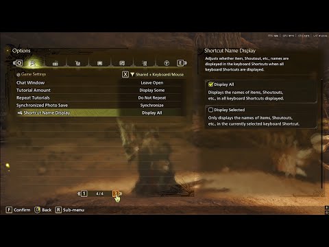 Keybinds and Game Settings for Bow - Monster Hunter Wilds