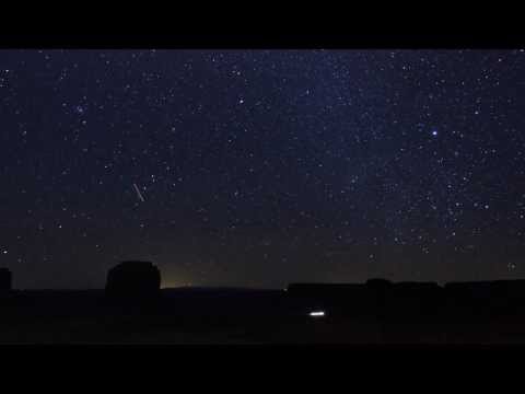 Monument Valley Night Timelapse