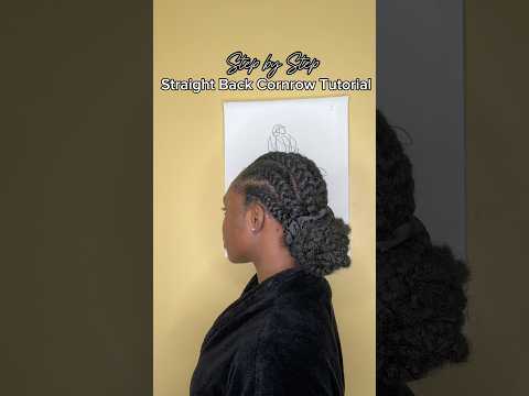No help? No problem ? Here’s a cornrow tutorial #cornrowhairstyles #feedinbraids #naturalhairstyles
