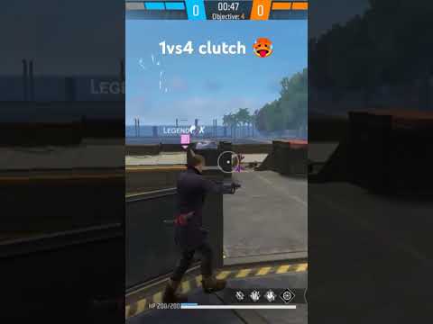 1vs4 clutch 🥵| free fire short video@TotalGaming093  @FreeFireIndiaOfficial