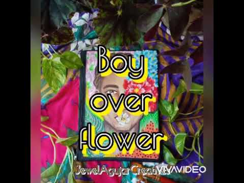 ::BOY over FLOWER :Hand Paint