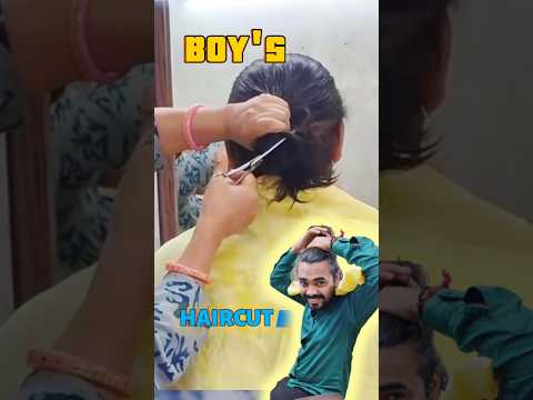Boys long Haircut #menslonghair #longhair #haircutforboys