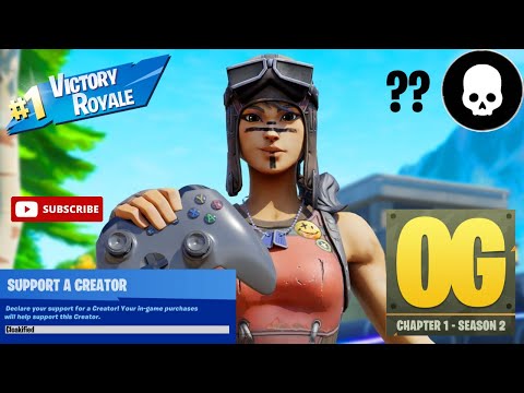 Fortnite OG | High Kill Win Gameplay | Controller Player | Creator Code: Cloakified (1080p Open)