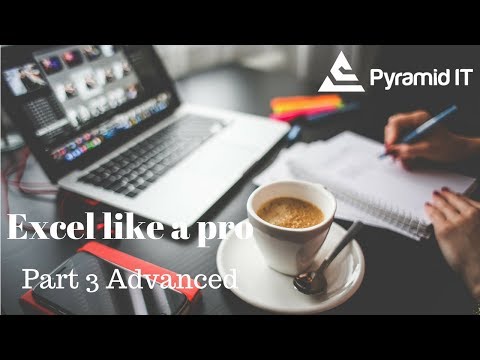 Excel 2016 Tutorial For Beginners part 3 advanced