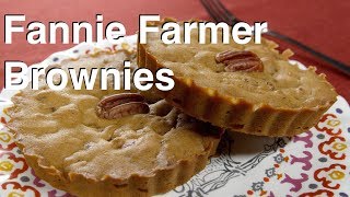Fannie Farmer's 1896 Brownies