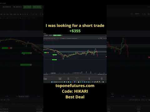 Trade idea Scalp Short Trade + 355 on NQ1