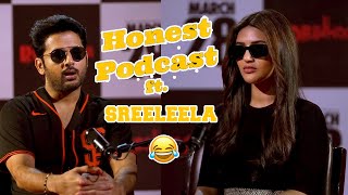 Nithin Honest Podcast with Sreeleela #Robinhood movie #venkykudumula #mythrimoviemakers