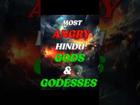 Most Angry Hindu Gods & Godesses🔥😱 #hindugod #mahadev #god #shorts #ytshorts #trending #facts