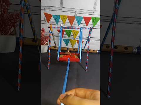 DIY Krishna Jula making at home #diy #craft #krishna