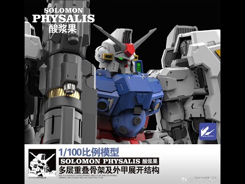 SOLOMON MASTER GRADE 1/100 MG RX78GP02A GUNDAM PHYSALIS PLASTIC MODEL ACTION FIGURE TOY VCA