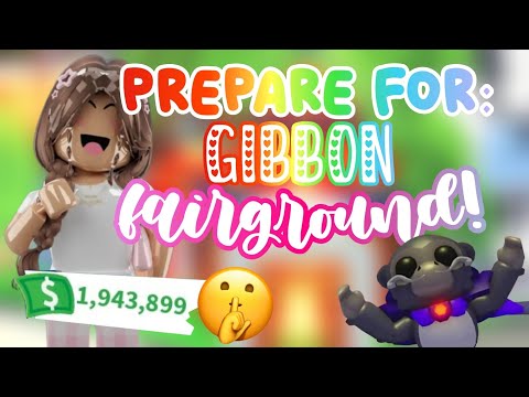 🎪how to PREPARE FOR GIBBON FAIRGROUND (adopt me!) 🐒🤡