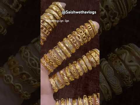 Just only 2 to 3 Gram gold ring women #yt #trending #youtube @Saishwethavlogs