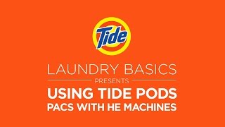 Tide | Laundry Tips: How to Use Tide PODS with HE Machines