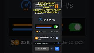 2 months review of CT POOL mining subscription #bitcoin #mining #cryptocurrency  #powerpool
